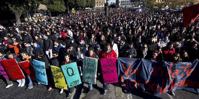 corteo 14 dicembre 2010